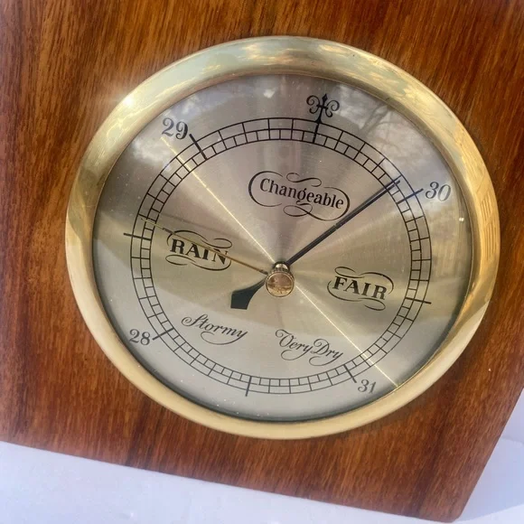 Vintage Barometer Thermometer Hydrometer changeable Humidity Weather Station